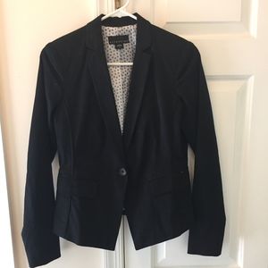 Business wear Black single button Blazer